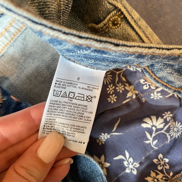 Old Navy High-waisted Distressed Jean shorts - Picture 7 of 8